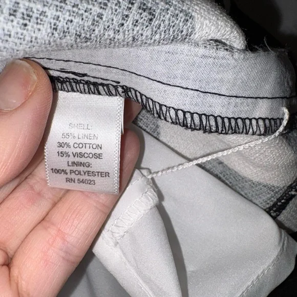 Banana Republic Black and White Strapless Polka Dot Dress - Picture 8 of 9